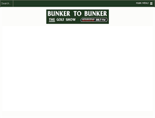 Tablet Screenshot of bunkergolf.com